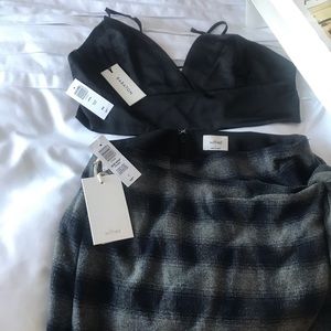 ♟️Wilfred Plaid Tie Skirt